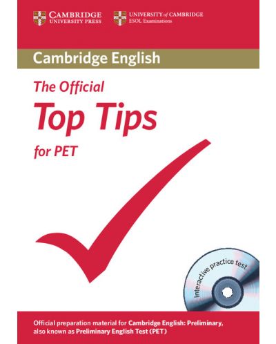 The Official Top Tips for PET Paperback with CD-ROM - 1