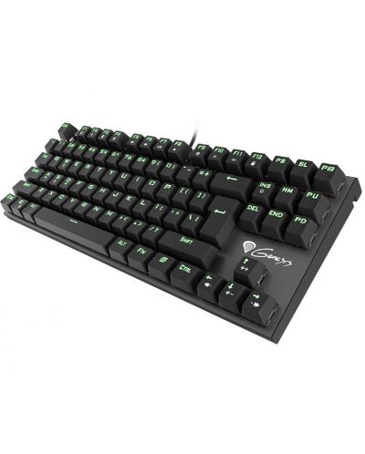 Механична клавиатура Genesis Thor 300 - TKL, сини суичове, зелена подсветка - 1