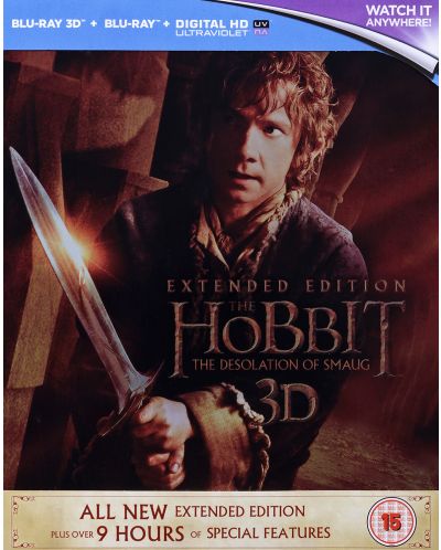 The Hobbit: The Desolation Of Smaug - Steelbook Extended Edition 3D+2D (Blu-Ray) - 2