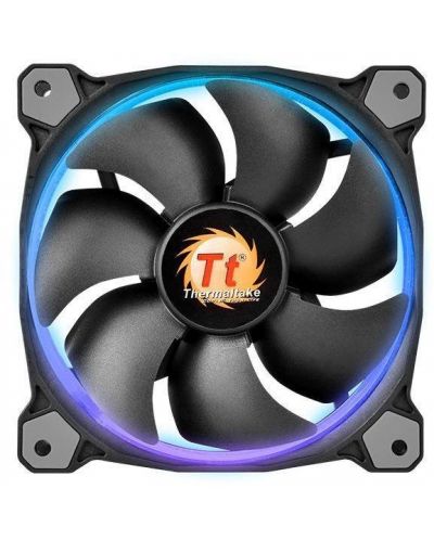 Вентилатор Thermaltake - Riing 12, 120 mm, син/черен
