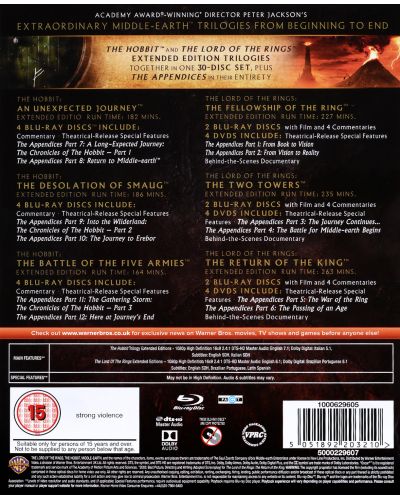 The Hobbit + The Lord of the Rings - 30-disc Extended Editions Collection (Blu-Ray) - 3