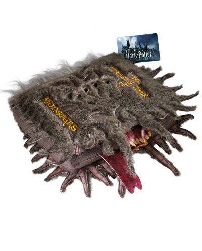 Плюшена фигура The Noble Collection Movies: Harry Potter - The Monster Book of Monsters, 30 x 36 cm - 1