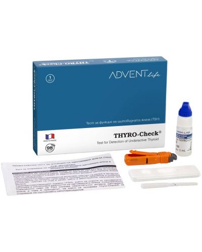 Thyro-Check Тест за функция на щитовидната жлеза, TSH, Advent Life - 3