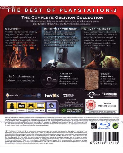 The Elder Scrolls IV: Oblivion 5th Anniversary Edition - Essentials (PS3) - 9