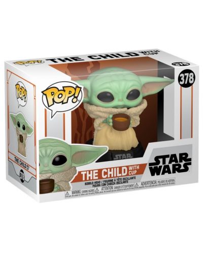 Фигура Funko POP! Television: The Mandalorian - The Child with Cup #378 - 3