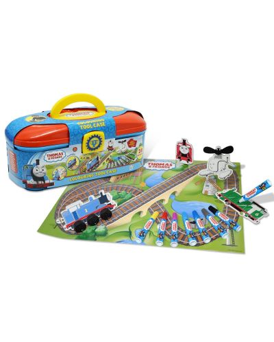 Thomas & Friends: Арт куфарче за оцветяване и сглобяване - 1
