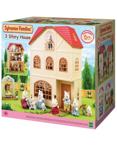 Къща за игра Sylvanian Families Houses - 3 Story House