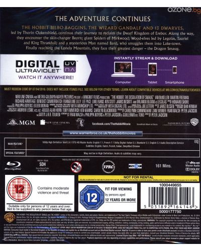 The Hobbit: The Desolation of Smaug (Blu-Ray) - 2