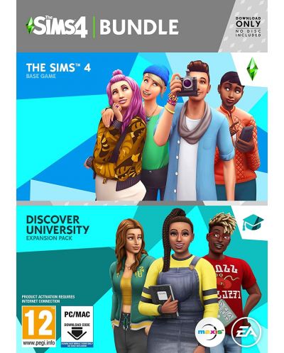 The Sims 4 + Discover University Bundle (PC) - 1
