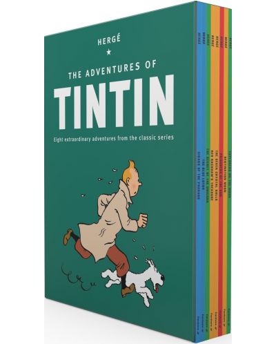 The Adventures of Tintin: 8 Title Paperback Boxed Set - 1