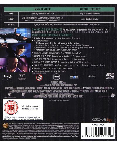 The Complete Matrix Trilogy (Blu-Ray) - Без български субтитри - 6