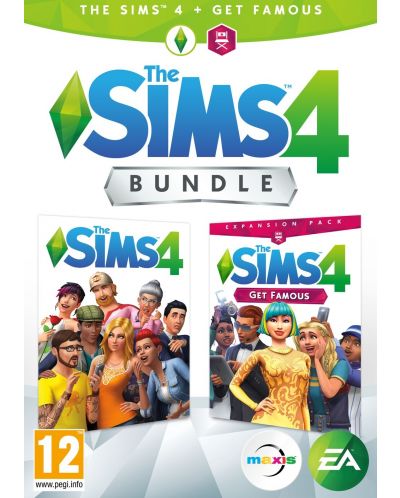 The Sims 4 + Get Famous Expansion Pack Bundle (PC) - 1
