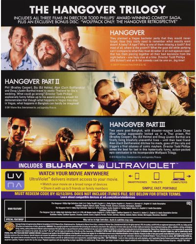 The Hangover Trilogy (Blu-Ray) 2012 Добра цена