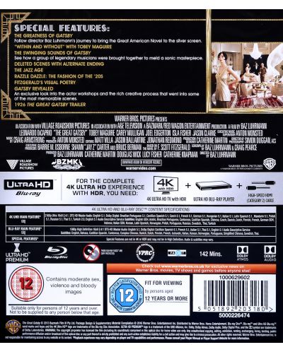 The Great Gatsby (4K UHD + Blu-Ray) - 2