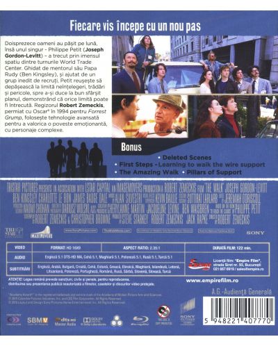 The Walk: Живот на ръба 3D (Blu-Ray) - 2