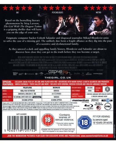 The Girl With The Dragon Tattoo (Blu-Ray) - 2