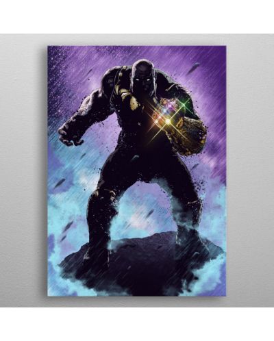 Метален постер Displate - Marvel - Thanos - 3