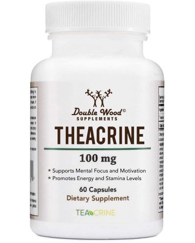 TheaCrine, 100 mg, 60 капсули, Double Wood - 1