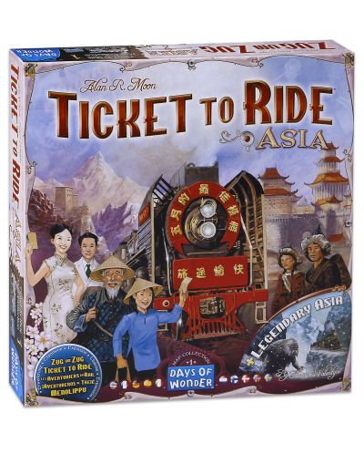 Разширение за настолна игра  Ticket to Ride: Asia - 1