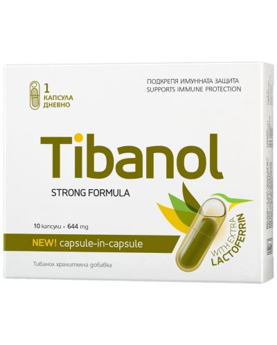 Tibanol, 644 mg, 10 капсули, Vitaslim Innove - 1