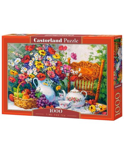 Пъзел Castorland от 1000 части - Време за чай, Барбара Мок - 1