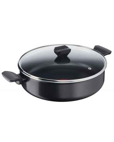 Тиган с капак Tefal - Simply Clean B5677253, 28cm, черен - 1