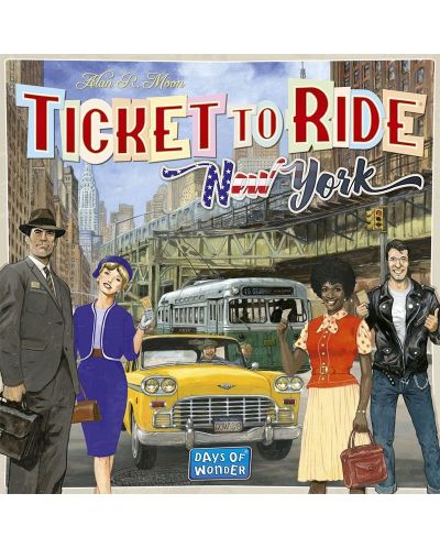 Настолна игра Ticket to Ride - New York - 1