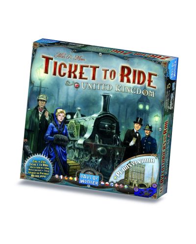 Разширение за настолна игра Ticket to Ride - United Kingdom - 1