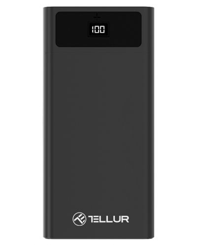 Портативна батерия Tellur - PD200, 20000 mAh, черна - 1