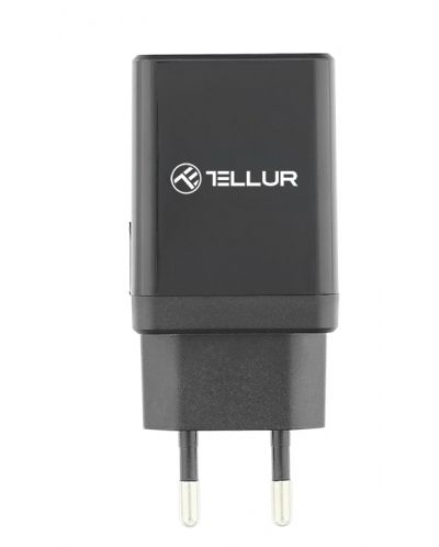 Зарядни устройства Tellur - Travel Charge Kit 3 в 1, USB-A, 30W, черни - 3