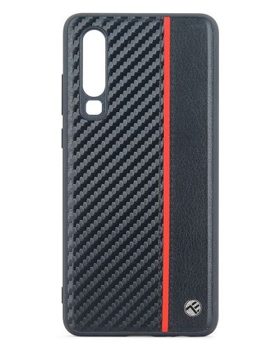 Калъф Tellur - Carbon, Huawei P30 Pro, черен - 2