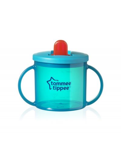 Чаша Tommee Tippee - Essentials First Cup, над 4 месеца, тюркоаз - 1
