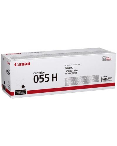 Тонер касета Canon - CRG-055H BK, за LBP66x/MF74x, Black - 1