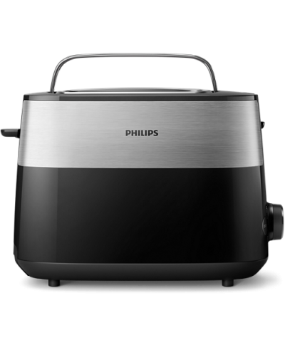 Тостер Philips - Daily Collection HD2516/90, 830W, 8 степени, черен - 1