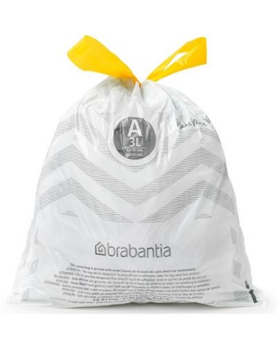 Торба за кош Brabantia - PerfectFit, размер A, 3 l, 20 броя - 4
