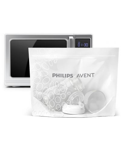 Торбички за микровълнова стерилизация Philips Avent - 5 броя - 3