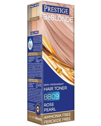 Prestige Be Blonde Тонер за коса, Розова перла, 09, 100 ml - 1
