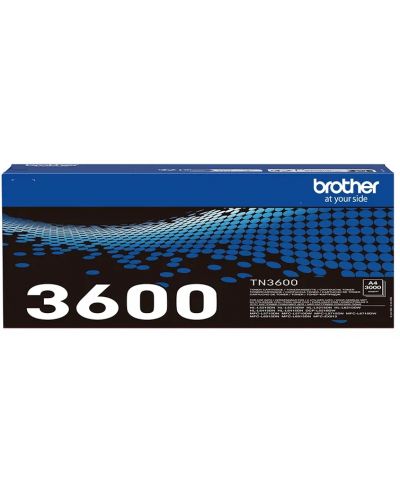 Тонер касета Brother - TN-3600, черна - 4