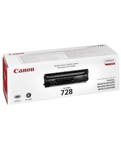 Тонер касета Canon - CRG-728, за i-SENSYS MF45xx/MF44xx, черна - 1