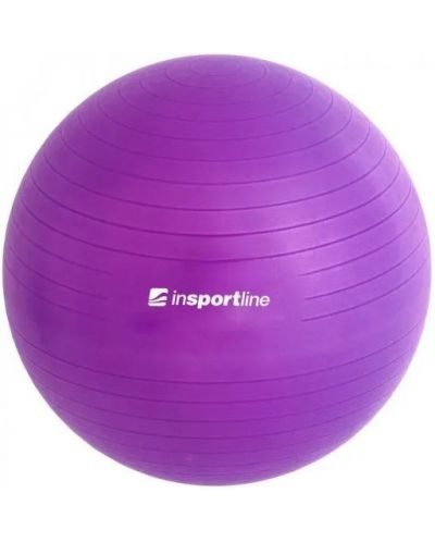Топка за гимнастика inSPORTline - Top ball, 55 cm, лилава - 1