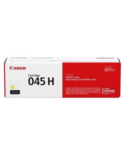 Тонер касета Canon - CRG-045H, за i-SENSYS LBP610/MF630, жълт - 1