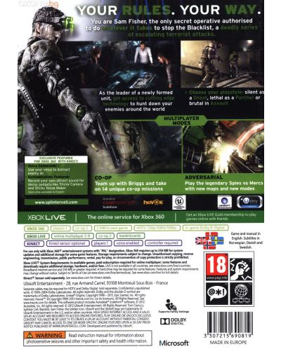 Tom Clancy's Splinter Cell: Blacklist - Upper Echelon Edition (Xbox 360) - 7