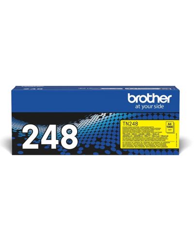 Тонер касета Brother - TN-248Y, жълт - 4