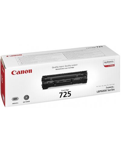 Тонер касета Canon - CRG-725, за i-SENSYS LBP6000/MF3010, черна - 1