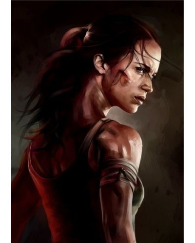 Метален постер Displate - Tomb Raider - 1