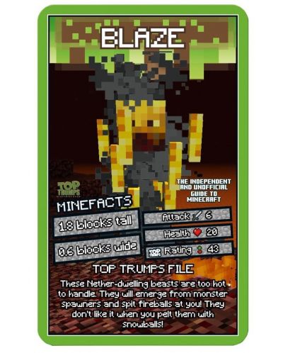 Игра с карти Top Trumps - Independent & Unofficial Guide to Minecraft - 2
