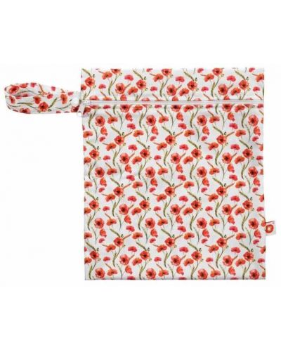 Торба за мокри дрехи Xkko - Red Poppies, 25 x 30 cm - 1