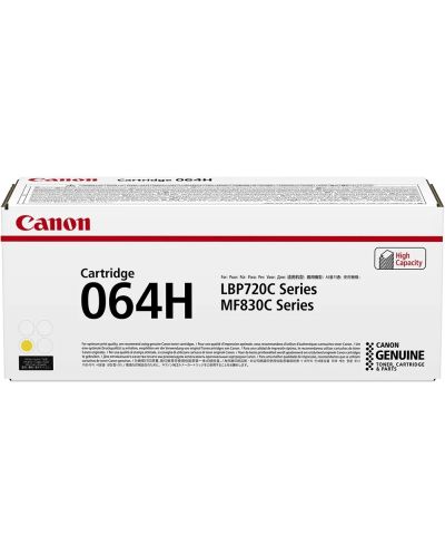 Тонер касета Canon - CRG-064H, за i-SENSYS MF832C/LBP722C, жълта - 1