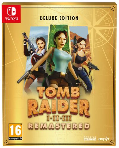 Tomb Raider I-III Remastered - Deluxe Edition (Nintendo Switch) - 1