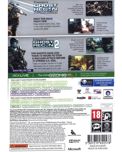 Tom Clancy's Ghost Recon Future Soldier & Advanced Warfighter 2 (Xbox 360) - 3
